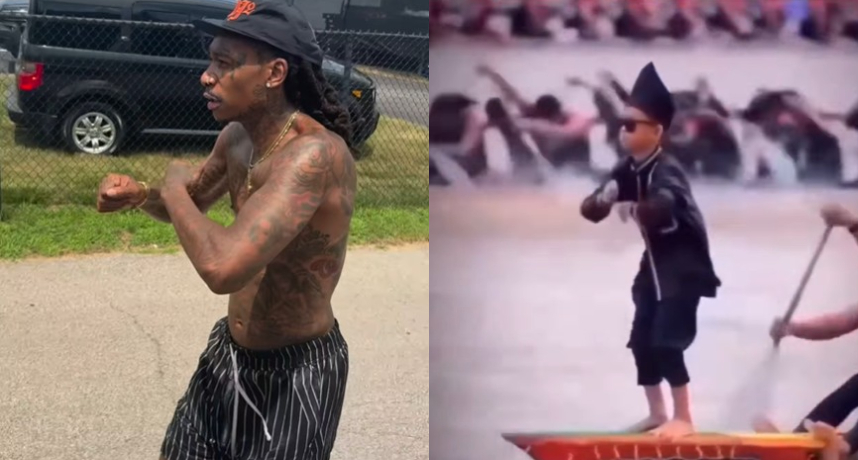 連 Wiz Khalifa 也被洗腦跟上！龍舟絲滑小孩你也跟跳了嗎？